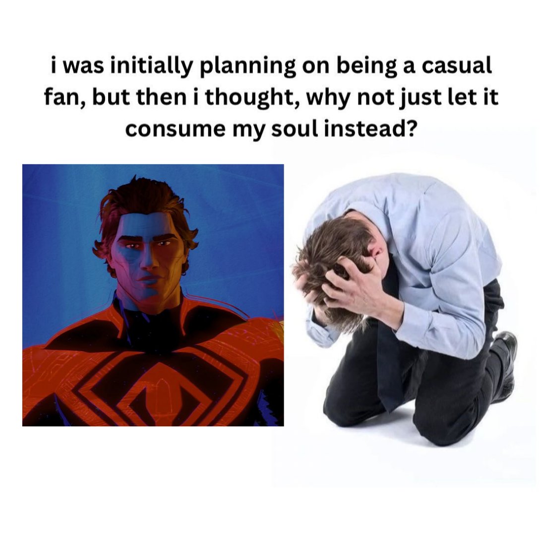 tystarkiplier's tweet photo. #Spiderman2099 #spiderman2099memes #miguelohara https://t.co/HXsHxYiE5U
