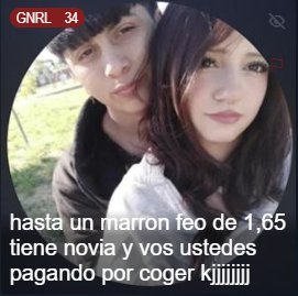 si tenes +20 y seguis pagando para ponerla pegate un corchazo que como hombre no servis kjjjj