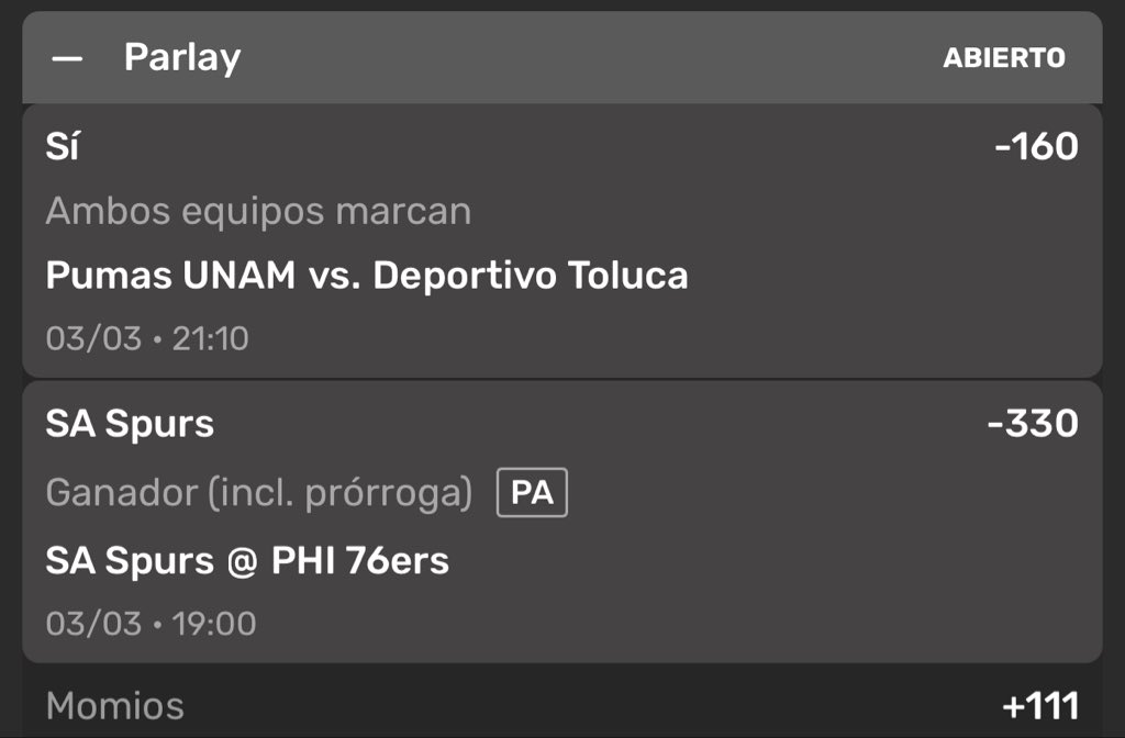 Sweat_Picks1's tweet photo. Vamos con este para terminar el día 🤞🏻 https://t.co/os6Kwyjcyh