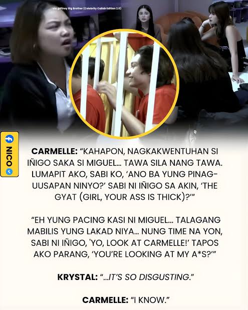 jenxxxxx_kim's tweet photo. lalaking nag sex joke sa harap ni cap na minor at sinabing "inosente". 
nagsabing hindi physically attractive si sofia kasi hindi gym active. 
nagkalat sa boy hms na may gusto sa kanya si lella! 
at nang bastos kay carmelle! 
   
HELLO IÑIGO!!

#HappyWomensMonth
#NeverForget https://t.co/DTKGK6bhIs