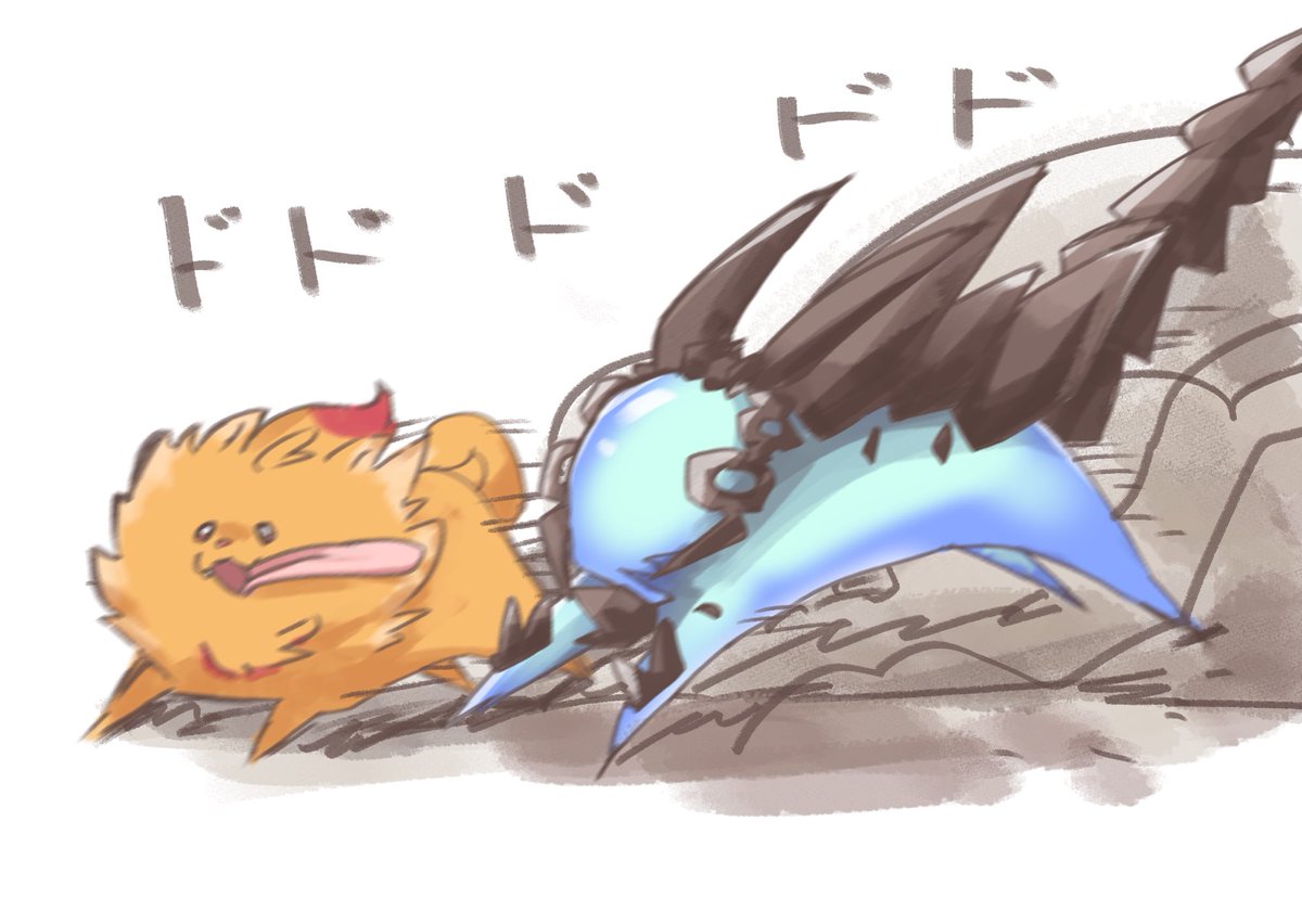 ティンダロスの猟犬と同じ速さで走るポムケン