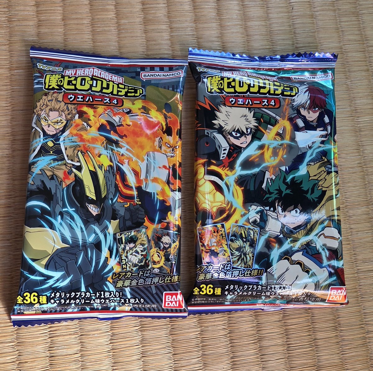 ウェハース買ってみた（笑） 轟焦凍当たった！やったー！(笑)