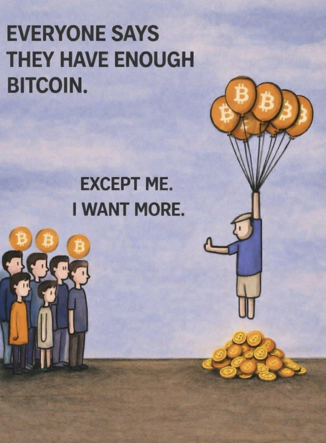 DJMinerWincy's tweet image. Everyone says they have enough Bitcoin.  
Except me. I want more. 😤  

The hunger is real. Never stop stacking. Never stop believing. ₿

Who else is still accumulating no matter what the price? 👇

#Bitcoin #HODL #Accumulate #LaserEyes #StackingSats #Crypto #₿