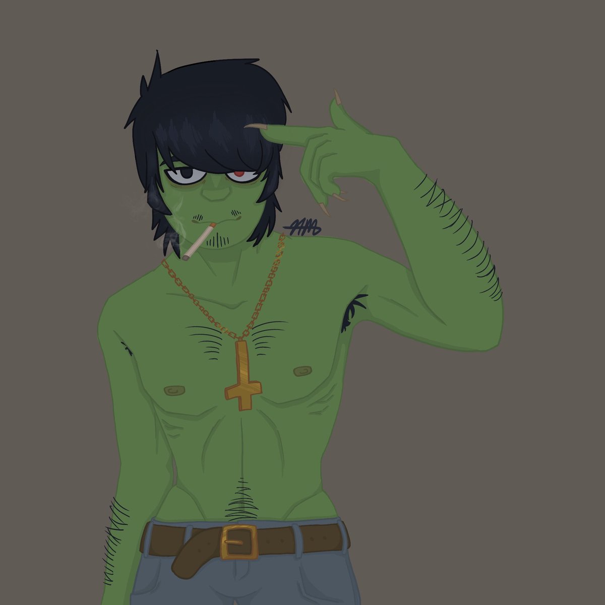 deadcended's tweet photo. gorillaz hyperfixation comin back 
—
#gorillaz #murdocniccals #Gorillazfanart https://t.co/mUDowGLjWZ