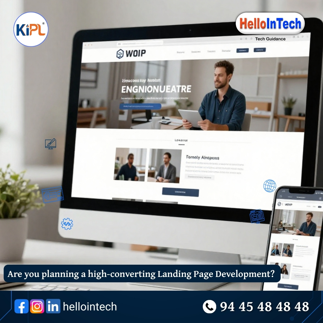 HelloIntec13514's tweet image. 𝗟𝗮𝗻𝗱𝗶𝗻𝗴 𝗣𝗮𝗴𝗲 𝗗𝗲𝘃𝗲𝗹𝗼𝗽𝗺𝗲𝗻𝘁

A high-converting landing page helps generate quality leads. Hello InTech designs focused and optimized landing pages for marketing campaigns.

#hellointech #landingpage #leadgeneration #intech #conversiondesign #onlinemarketing