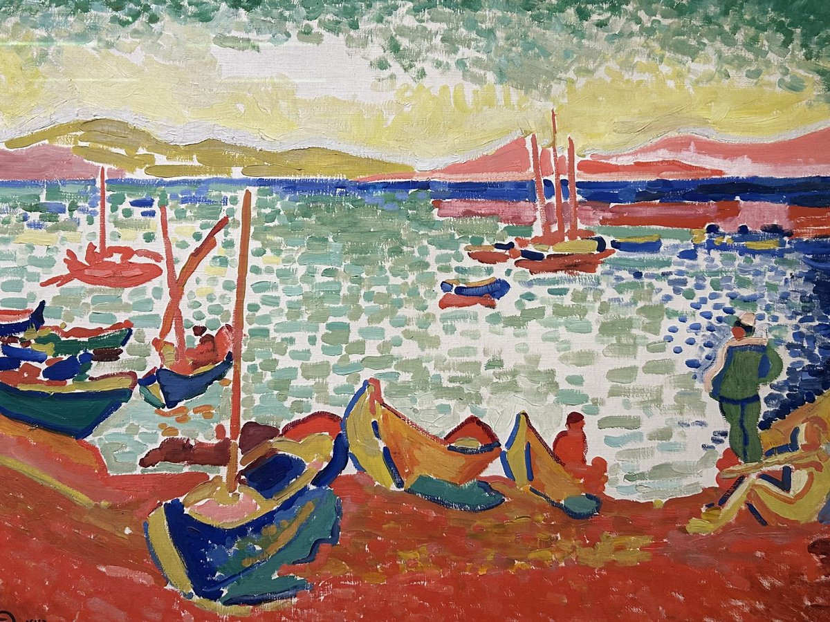 この作品の横に展示されてたのが、「アンドレ・ドラン（André Derain