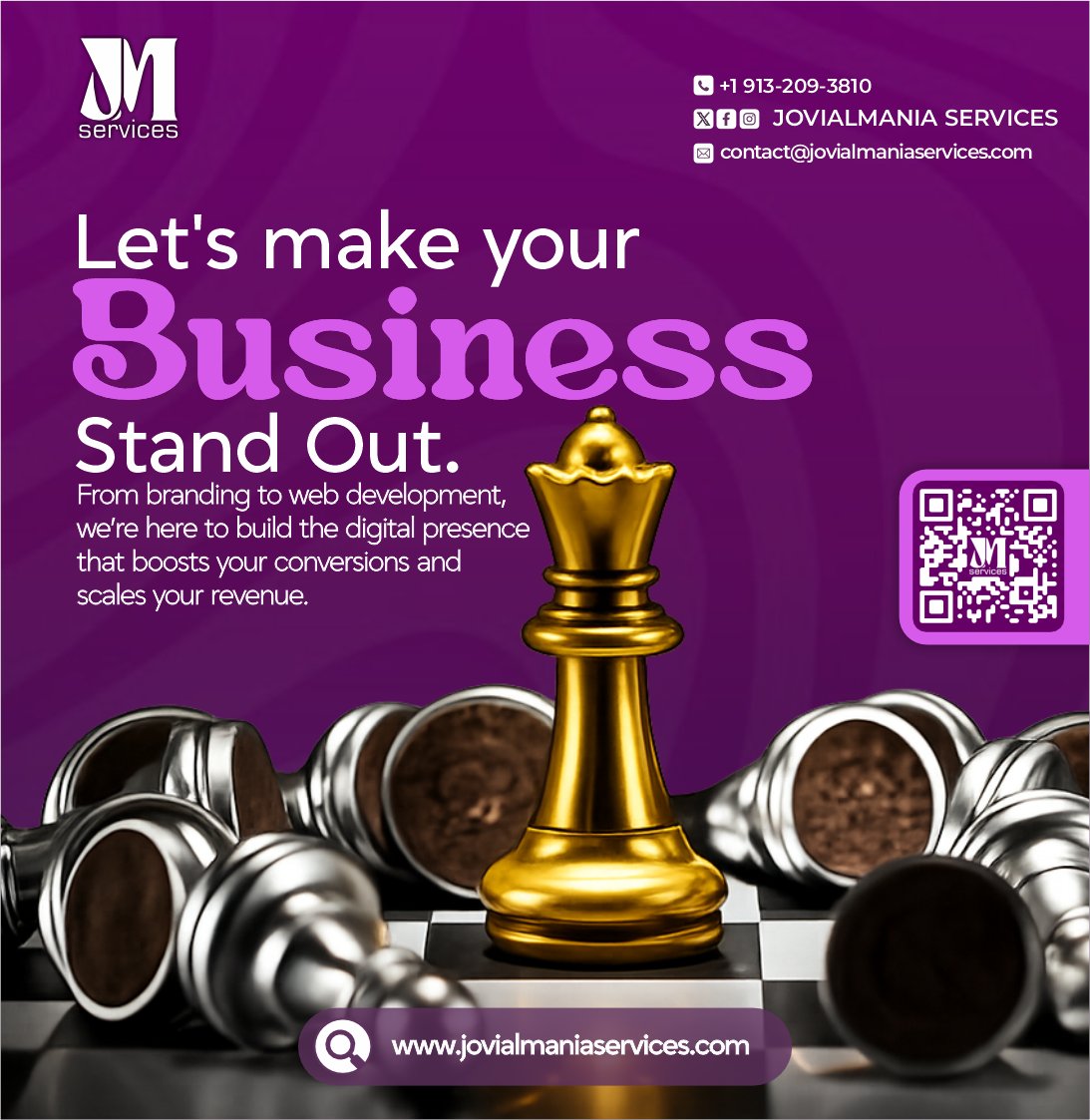 JovialmaniaServ's tweet image. We're dedicated to elevating your business presence!
#digitalexperience #Tech #midweek #WeCreateYouGrow