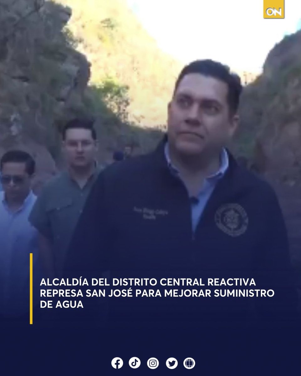 11_Noticias's tweet photo. 🟡| La represa San José se reactivará con inversión de 1,600 millones de lempiras, según indicó Juan Diego Zelaya
Infórmate aquí: https://t.co/5uljC4c3KV
#JuanDiegoZelaya #Represa #Honduras https://t.co/P2TlZ9eZNG