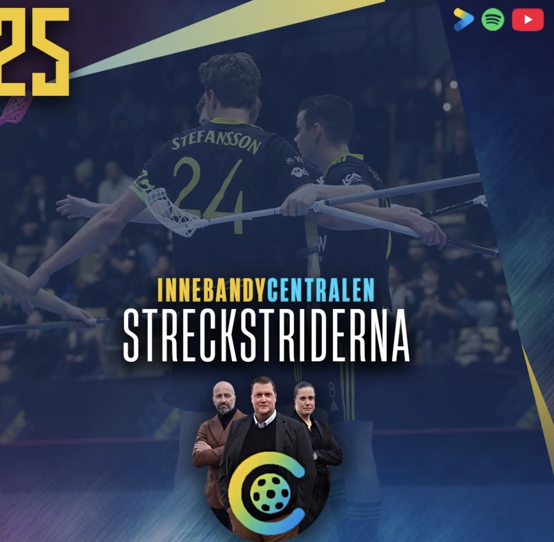 NYTT AVSNITT UTE
- Streckstriderna i dam &amp; herr
- Seriefinalerna i dam &amp; herr
- Silly Season-rykten
- Emelie Wibrons 800 p
- Herrallsvenskans avslutning
- Storvretas serieseger
- Hovslätts uttåg ur SSL
… och mycket mer!

Finns på:
🎧 Spotify
📺 YouTube &amp; Innebandy Play