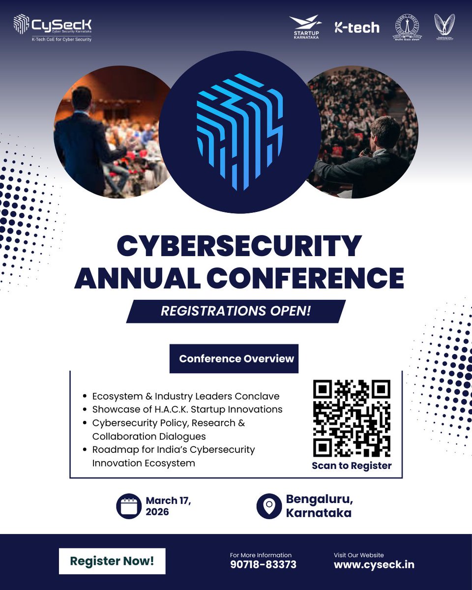 Centre of Excellence in Cybersecurity - Karnataka tweet media