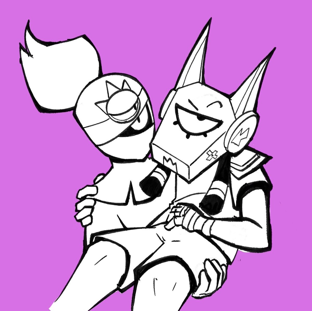 Me and the bad bitch I pulled by playing with forces beyond the natural order of the universe