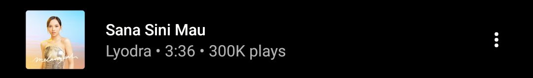 Sana Sini Mau by #Lyodra has surpassed 300K plays on YouTube Music.❤️‍🔥

<a href="/imlyodra/">Lyodra Ginting</a>