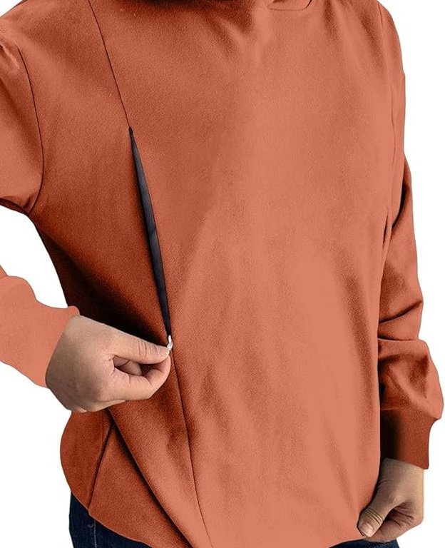 授乳用パーカー…!
青天の霹靂…! 