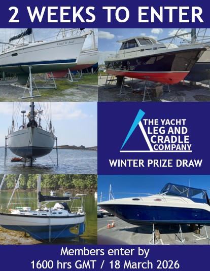 Cruising_Assoc's tweet image. 🎁Member Alert: 2 weeks left to enter the Yacht Legs, Cradles or Boat Stands Prize Draw worth up to £3,000! 🎁

Full details and enter 👉theca.org.uk/prize-draws/en…

#boatingequipment #dryingout #tidalsailing #summersailing #yachtsupport #yachtlegs