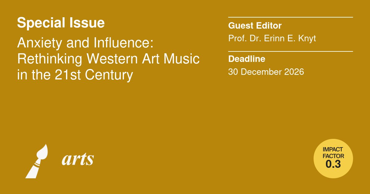 Arts MDPI tweet media