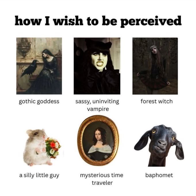 goth aesthetics tweet media