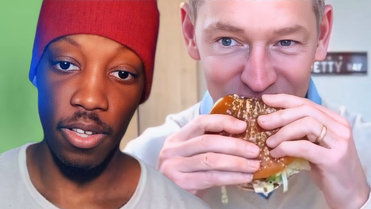 ccomena2020's tweet photo. MCDONALD CEO TRYING THE BIG ARCH BURGER https://t.co/LHmfMkfOaE 

#McDonalds #bigarch #burger #yapping #Reaction https://t.co/rLytgpomoW