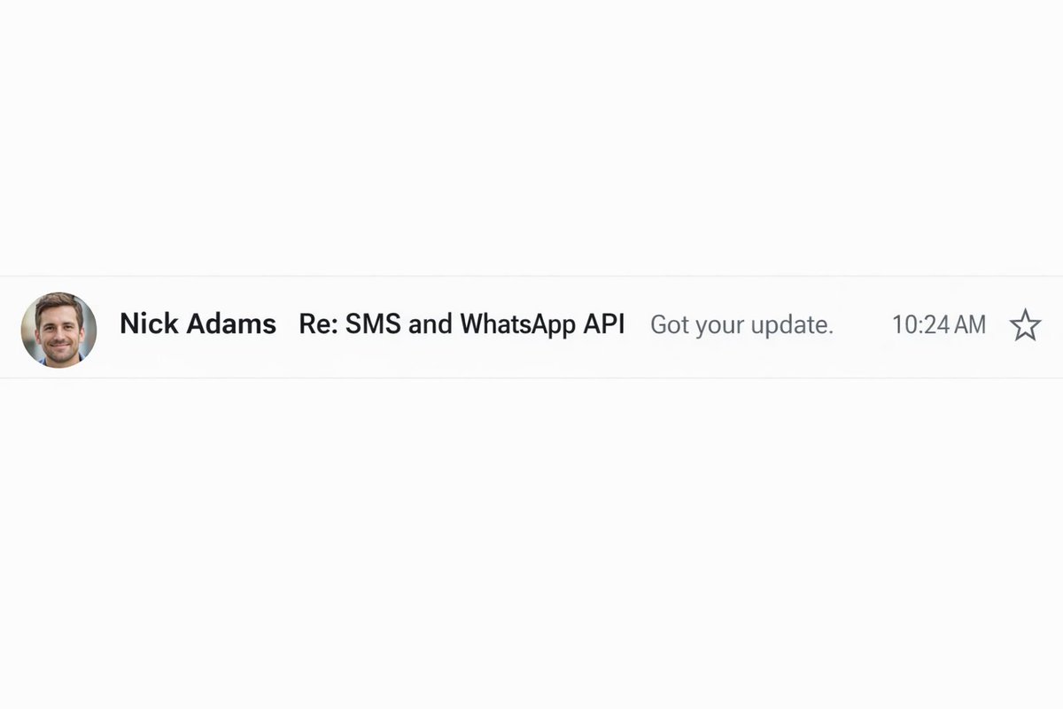 It's 2026. Indian SaaS providers will send emails as Nick Adams. But will be off on holi and Vikas will answer calls.