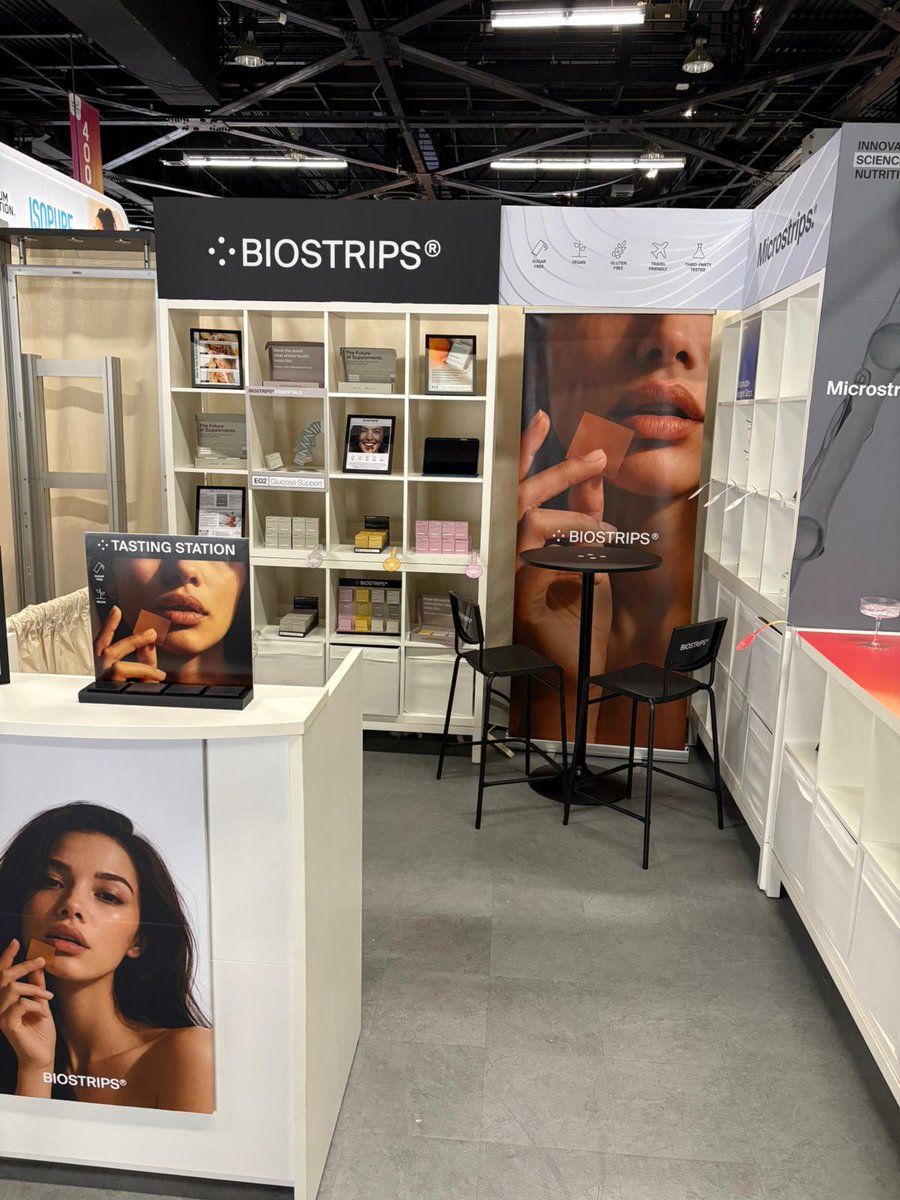 joannabacchus's tweet photo. Day 1 at Expo West and I'm standing in the middle of everything we've been building behind the scenes.
If you're at Expo West this week, come find us.
📍 BioStrips - Booth 4214
#ExpoWest2026 #BioStrips #WomenInBusiness #MetabolicHealth #BoothSetup #BehindTheScenes https://t.co/SxL9qj7WVv