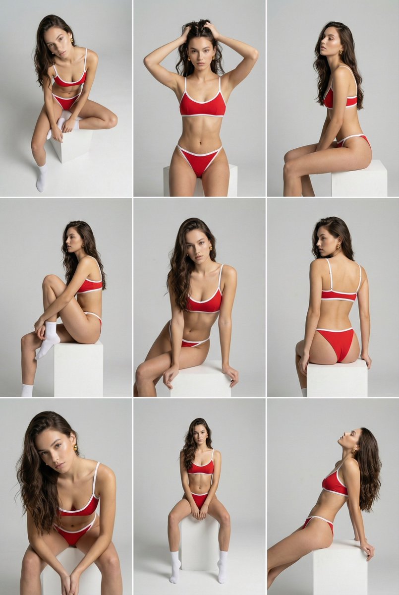 3×3 pose collection