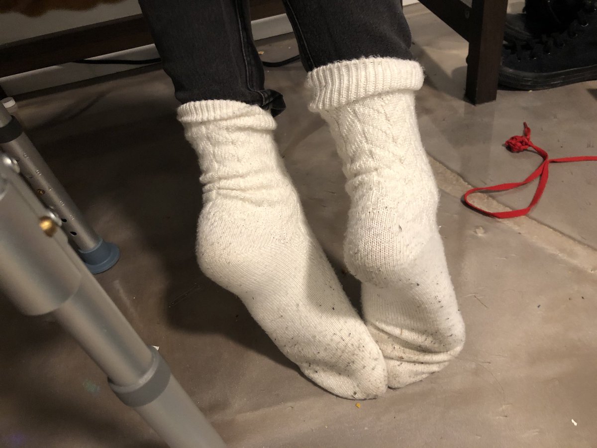 I just know these things are going to be so damn dirty after just a couple days of wearing them lmaoo