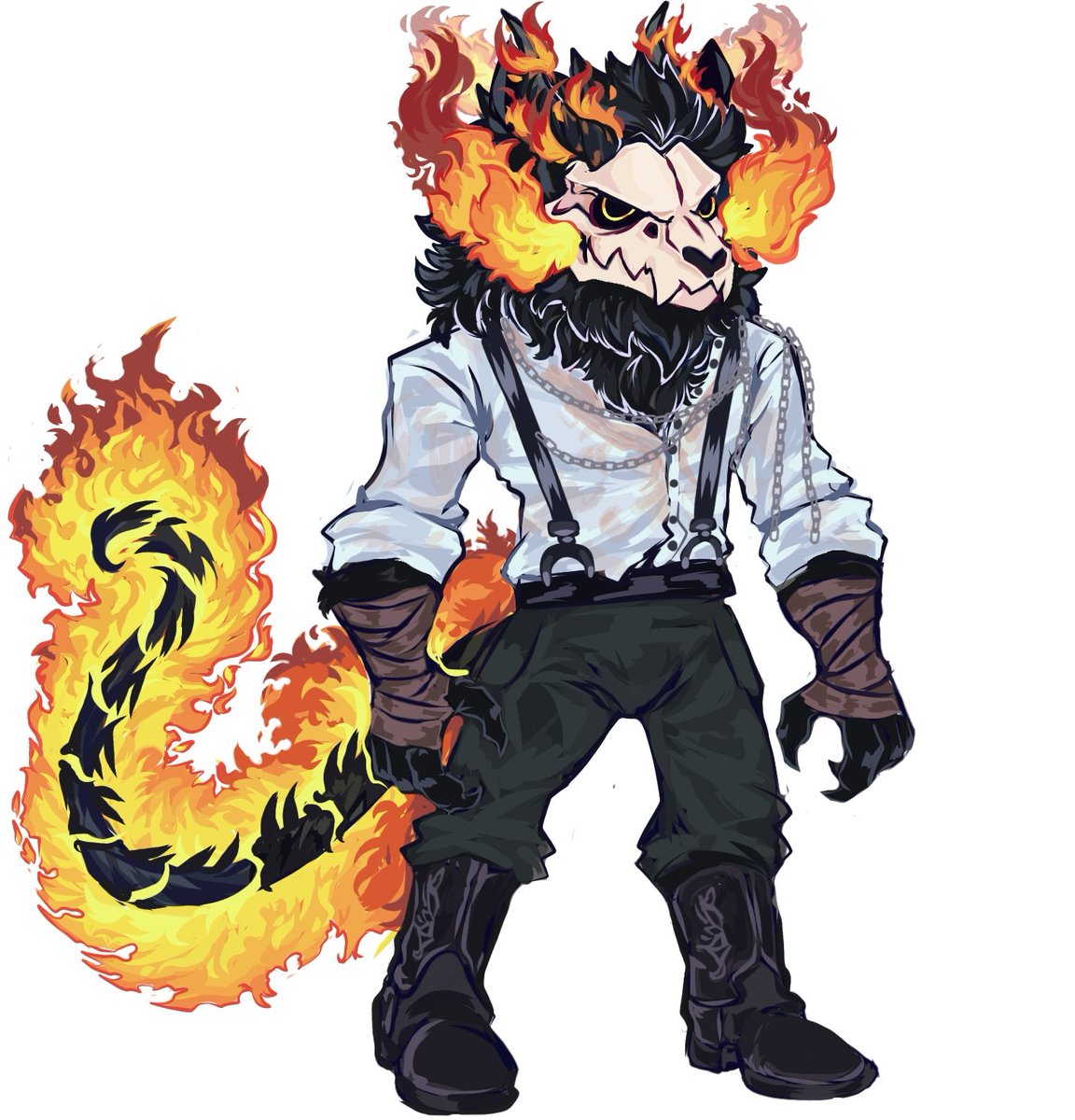 Just a awesome Chibi drawing of one of my upcoming characters! 

Art by <a href="/Bonesstack/">konflei/bones🦴(Open commissions!)</a> Thanks!