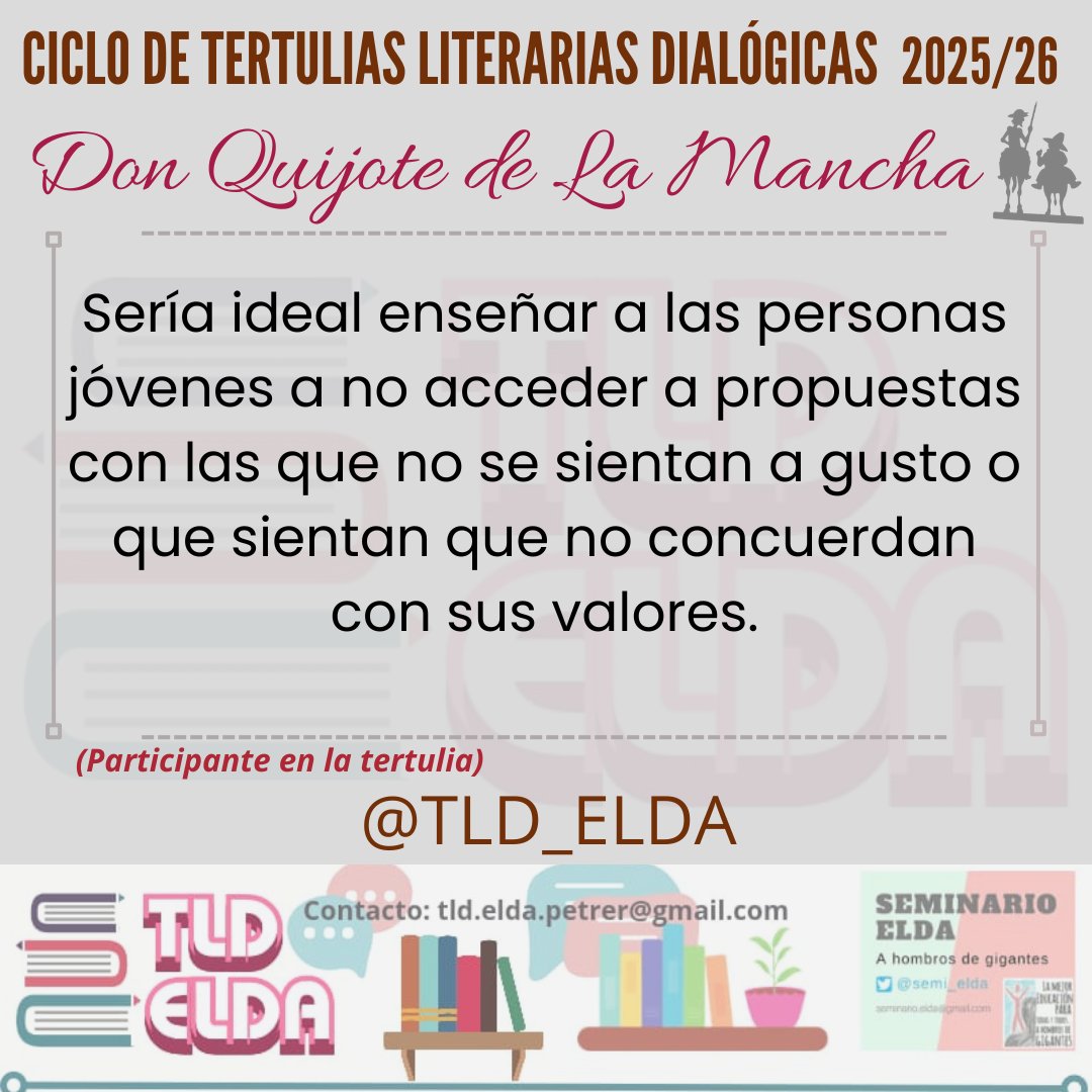Tertulias literarias dialógicas Elda-Petrer tweet media