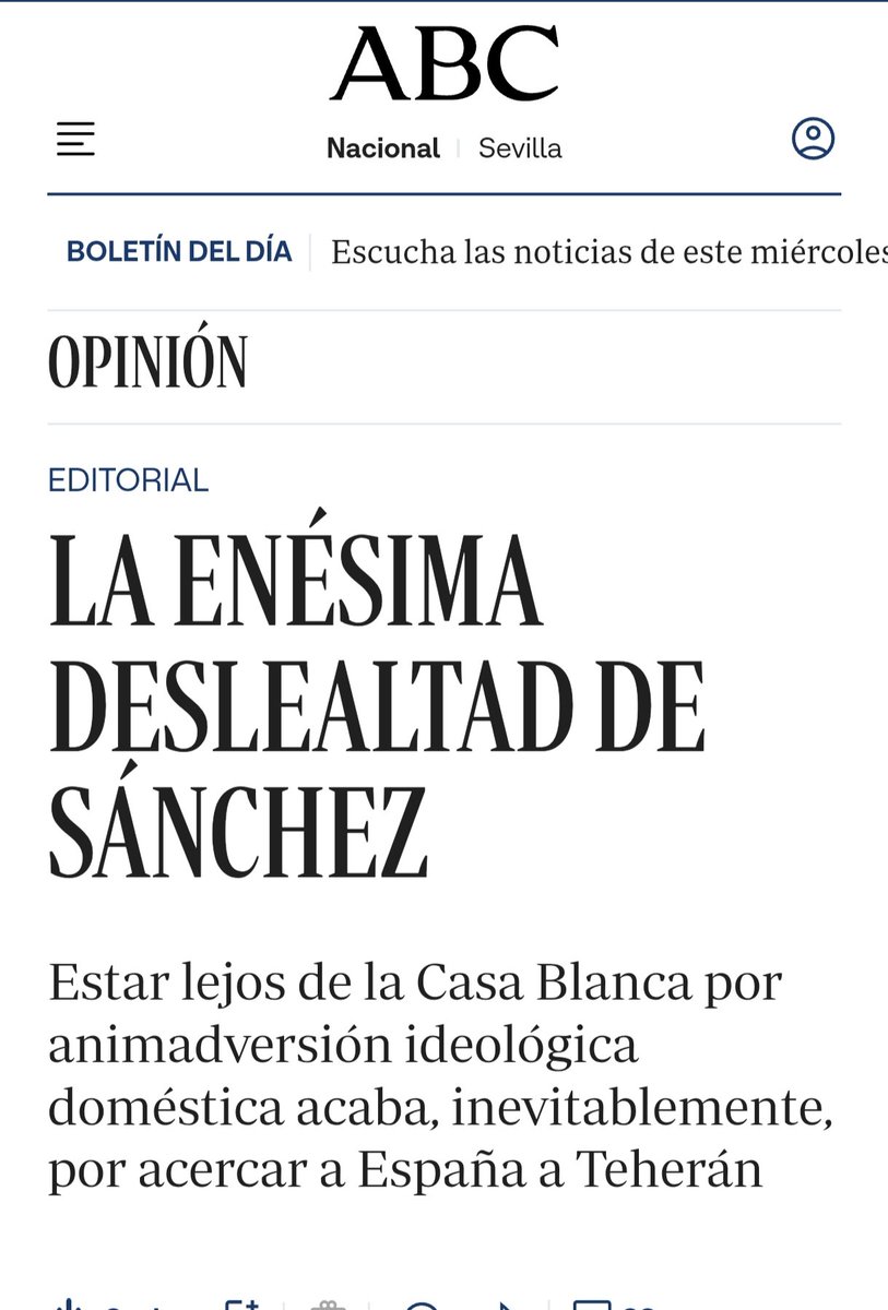 La enésima deslealtad de ABC con el gobierno y sobre todo con el periodismo