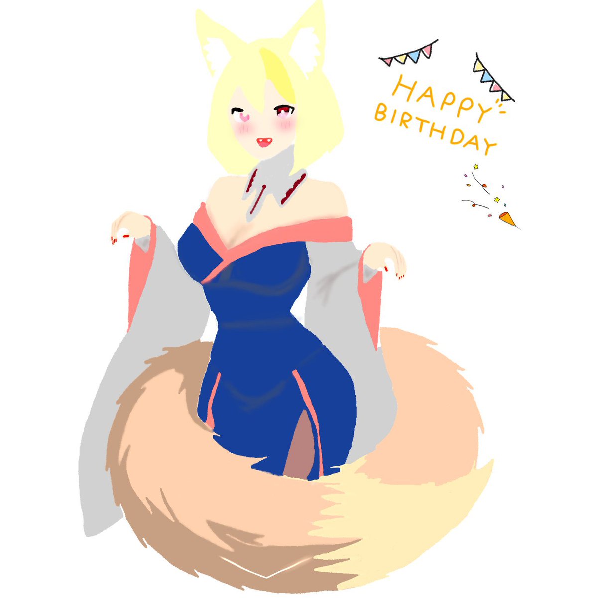 紺々きいろ🎗️🦊 tweet media