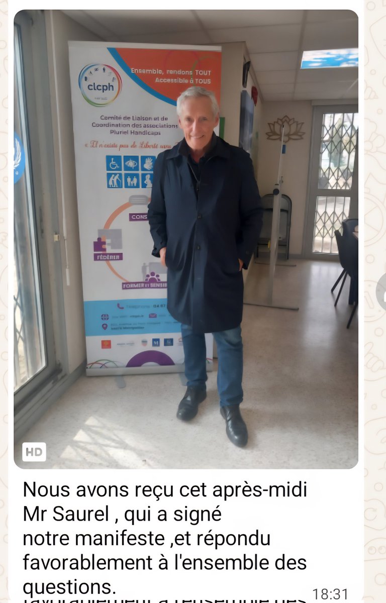 Phil_Saurel's tweet photo. Plus de 2 h d'entretien avec les administrateurs et mr #DanielBriand président du Comité de Liaison et Coordination des Associations de Personnes Handicapées et Malades Chroniques #CLCPH #Herault
Seul candidat à signer le manifeste.
#FrancisBrum #Montpellier
#MontpellierCitoyenne https://t.co/6YTiYszbgQ