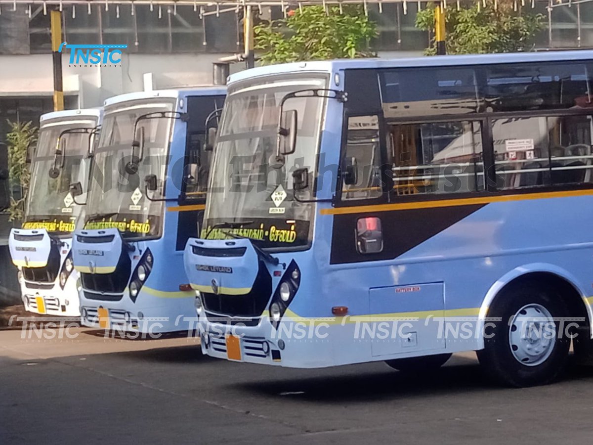 tnstcbus's tweet photo. CNG ⛽️ Finally the wait is over!! 🚍
த.நா.அ.போ.க - சேலம் (சேலம் மண்டலம்)
TNSTC - Salem (Salem Region)
Brand new CNG Town buses has been parked at Head Office, expecting inaugural run soon.
@tnstcbus
TNSTC Enthusiasts
#cng #townbus #tnstc #ashokleyland #salem https://t.co/rEjpAYg5A3