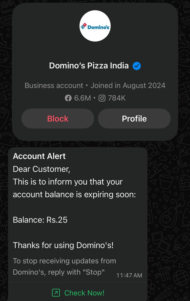 sofiadalast's tweet photo. tired of the same shit everytime atleast come up w something new @dominos_india https://t.co/ETsLeTjE57