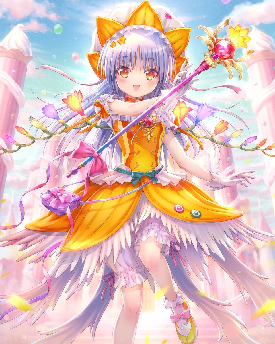 今月の天使ちゃん”マジ天使！” 2月の誕生花『天使ちゃんとフリージア