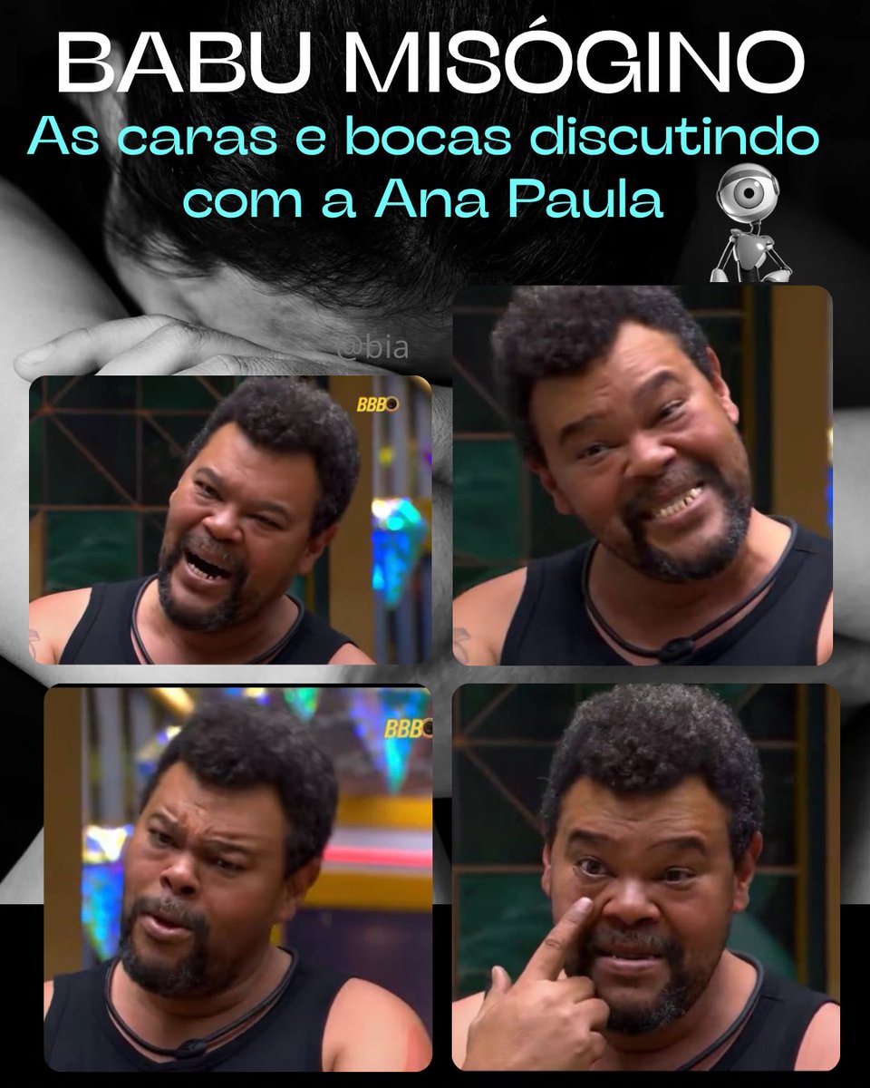 ecrepard's tweet photo. Ele tem quer sair ser expulso. 
Babu expulso. https://t.co/9IVdZK4LyU