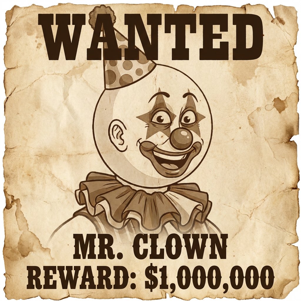 The 1/1 Clown is WANTED 🎭

Public mint is live : launchmynft.io/sol/22568

Anyone who mints a Golden or Clown 1/1 NFT will receive:

✨ 100 in-game energy
✨ $25 sent directly to their wallet
✨ Plus they keep the NFT