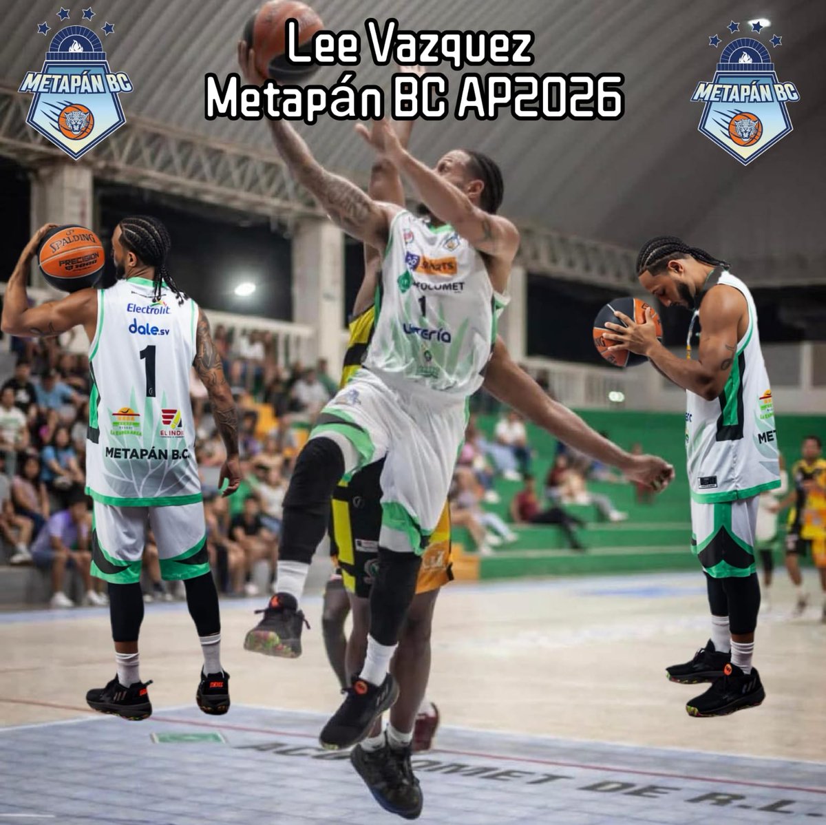 fanslmbylmbfsv's tweet photo. #NoticiasLMBElSalvador #RumboAlAP2026LMBElSalvador igual también la escuadra de #MetapanBC anuncia el regreso de Lee Vázquez quien está vez ocupara Plaza de Jugador Nacional en la escuadra Calera para el #AP2026LMBElSalvador 
Éxitos Lee https://t.co/CBLEy4zXy2