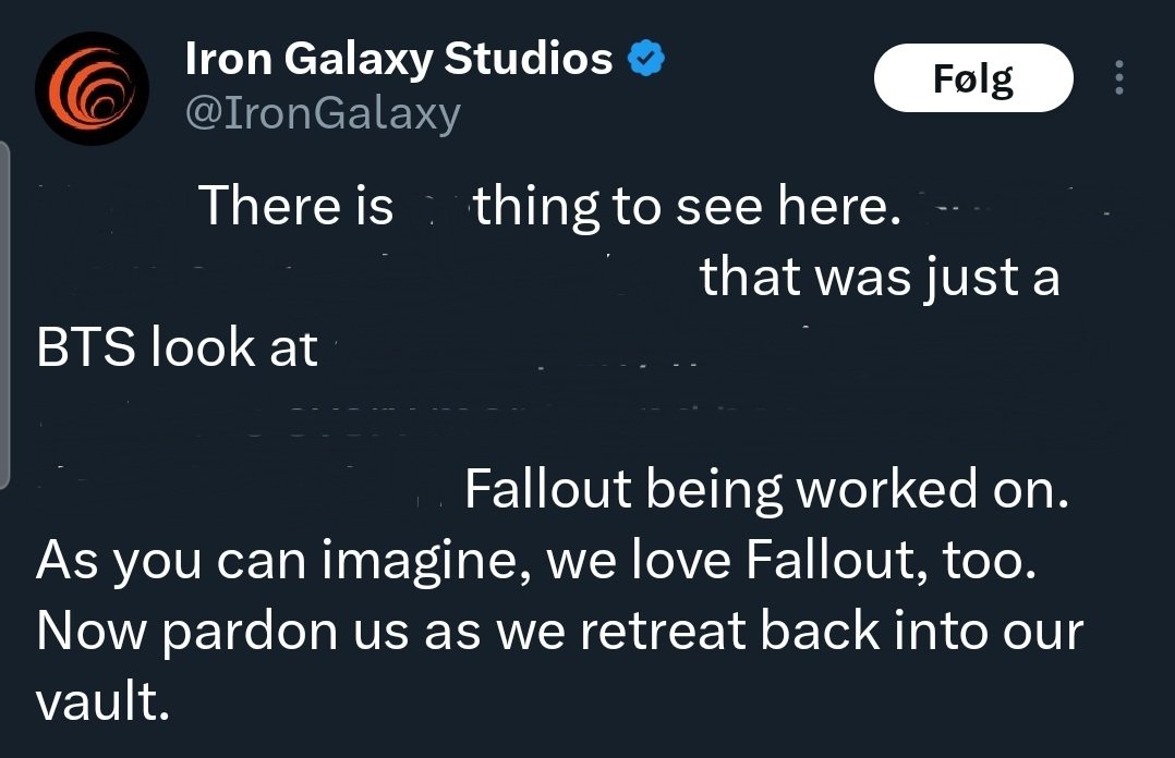 HHSPXL's tweet photo. @IronGalaxy Fallout new vegas remaster confirmed https://t.co/cfIurbMPCM