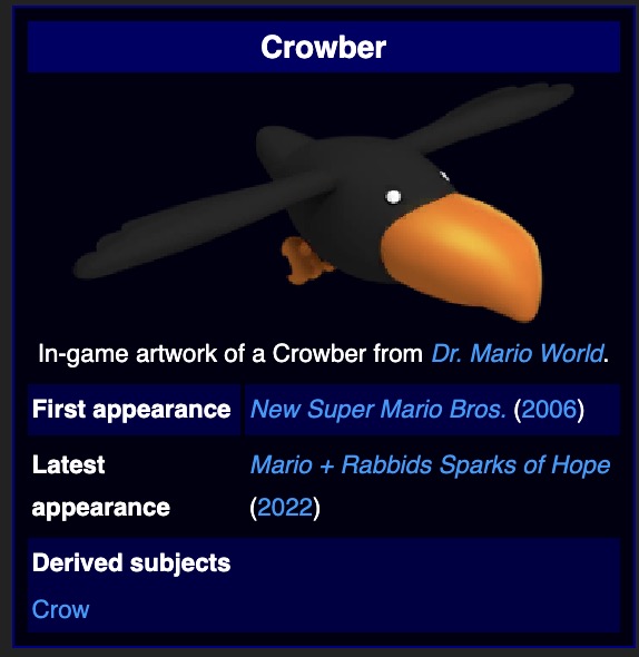 mariotwtconfess's tweet photo. "they need to bring back crowber" https://t.co/xA0cMAegOW