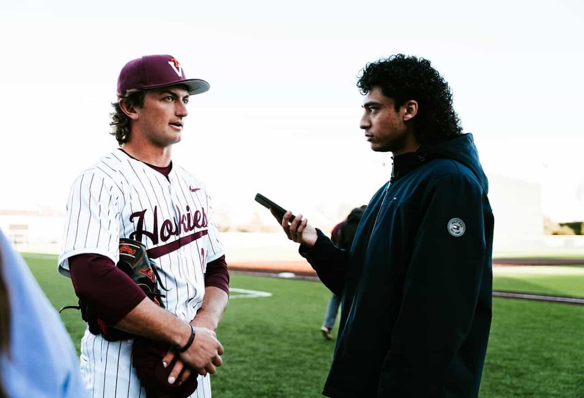 thomashughes_05's tweet photo. In Part 2 of my Days of Editors Past series, I spoke with the Fall 2024 E.I.C. @RazaUmerani about his journey from community college to covering the #Hokies:
“I had to decide if I wanted to do what might be good for me from a career standpoint, or if I wanted to chase what I actually cared about."
(Photo credit: Ava Hartsell):
On @3304Sports: https://t.co/U59G1bAAzt