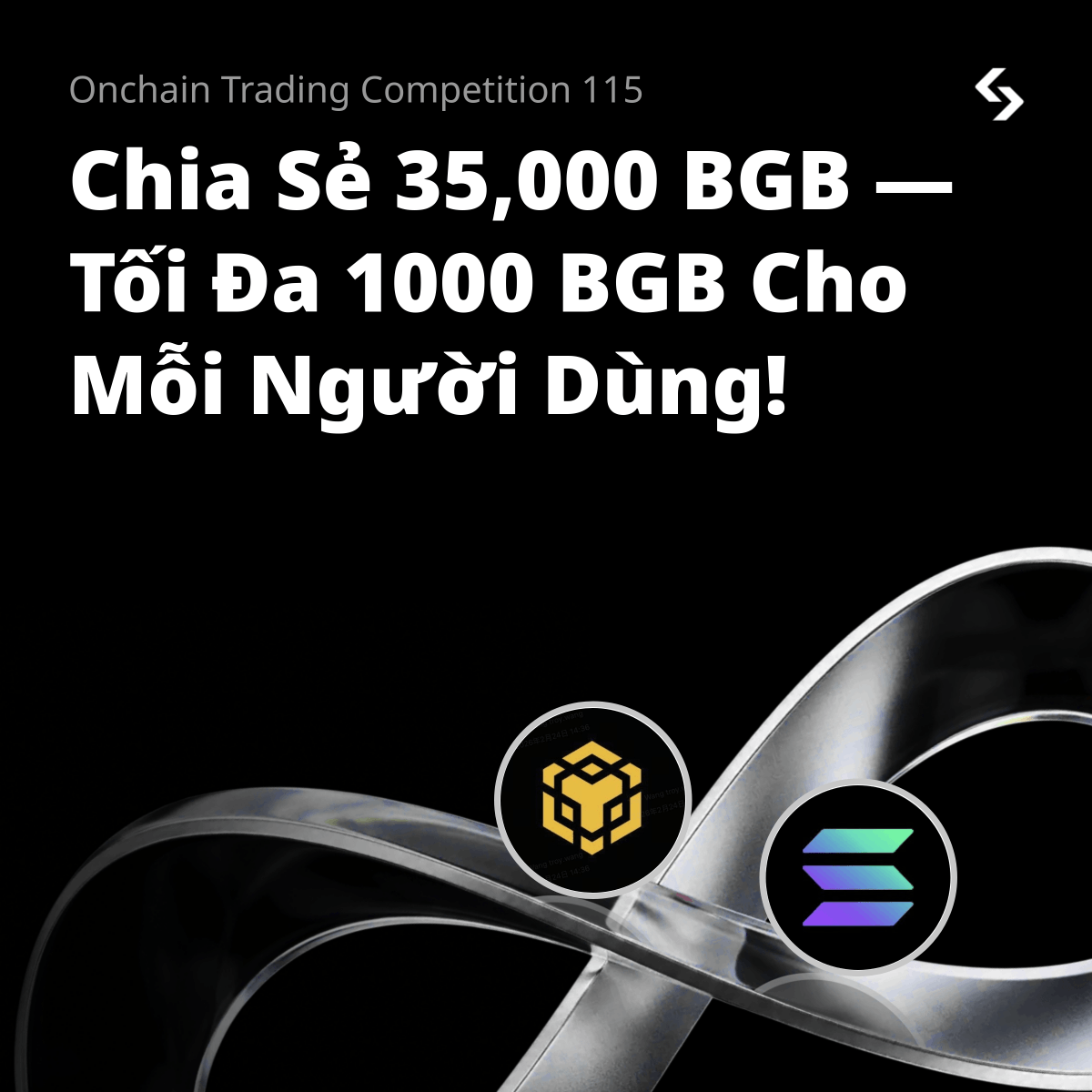bitgetvietnam's tweet image. 🪧 Trade Onchain 115, chia sẻ 35,000 BGB, nhận đến 1,000 BGB/người!

⚡️ Giao dịch coin: bất kỳ token nào mạng BSC / SOL

Top Volume:
⭐️ Top 1-3: 1,000 BGB
⭐️ Top 4-6: 650 BGB
⭐️ Top 7-10: 400 BGB
⭐️ Top 11-50: 200 BGB
⭐️ Top 51-459: 50 BGB 

⌛ 18:00 03/3 – 17:59