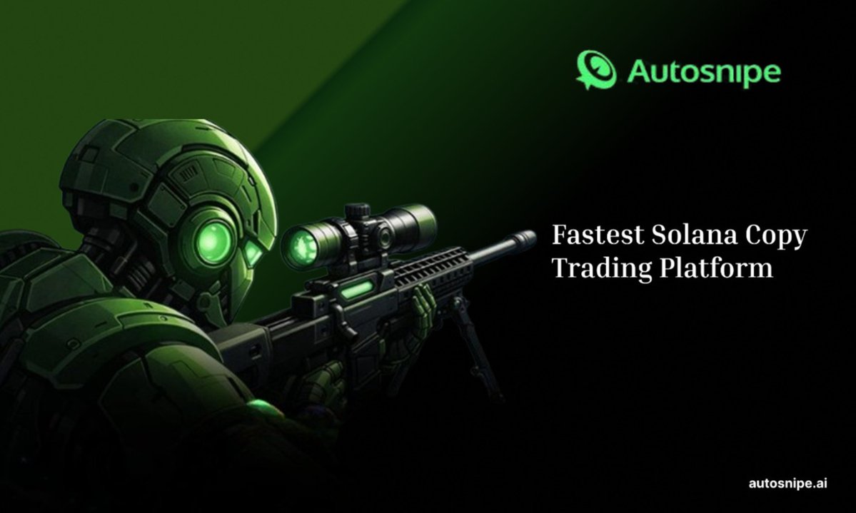 Markets are recovering ❤️‍🩹 
Memes are getting in action again 👀

You will get one opportunity to cover back all your losses ✅

But are you ready ??
I am 🎯🎯
I am using the fastest copy trading bot on <a href="/solana/">Solana</a> , the paradise for #memecoin snipers 😈 <a href="/autosnipeai/">Autosnipe</a> 💸💸

Features of