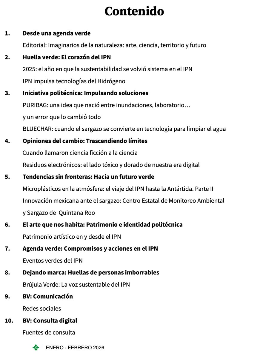 Sustentabilidad IPN tweet media