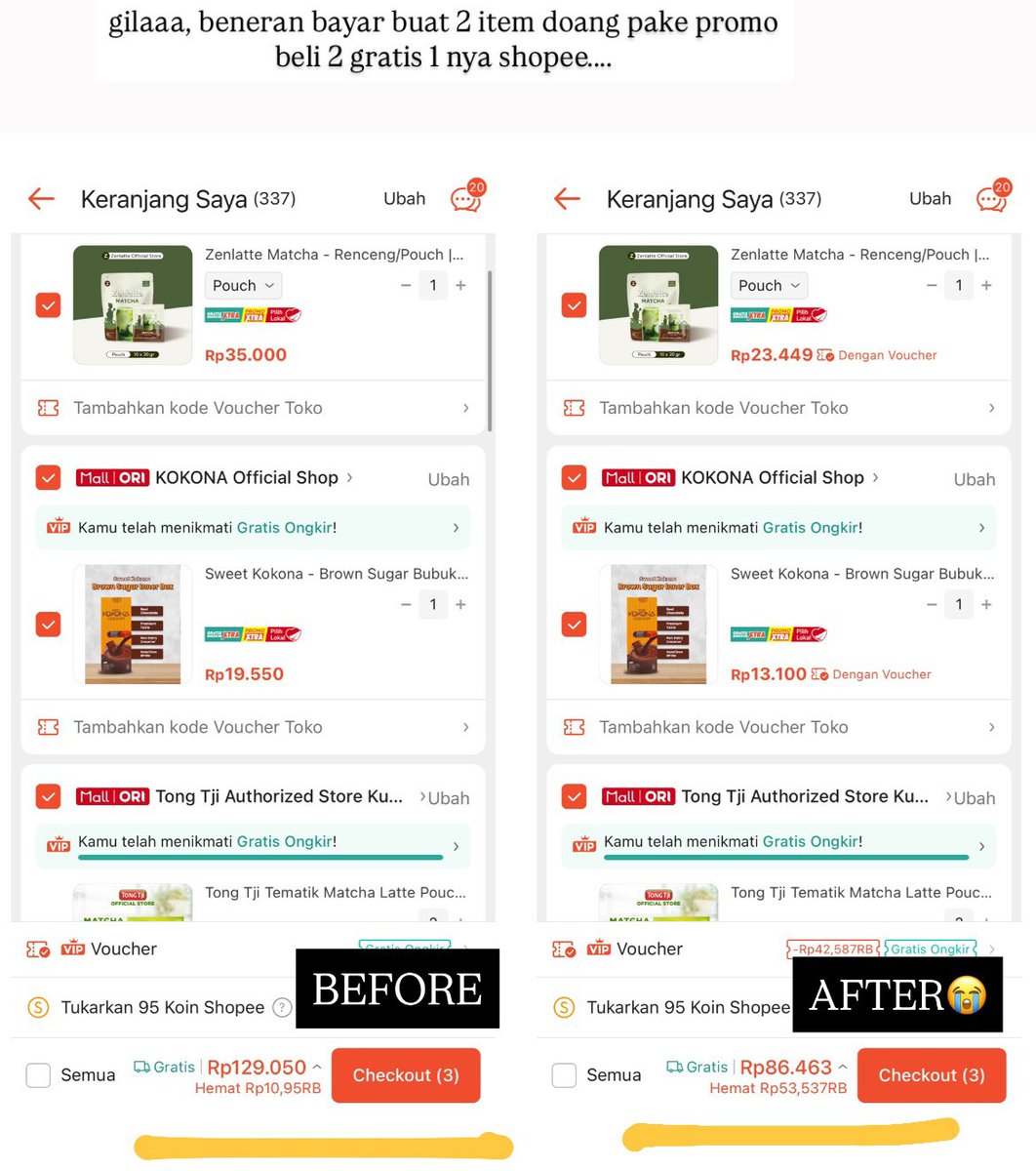 sychafairy's tweet photo. tunggu jam 8 malem buat co id wishlist yang menumpuk biar lebih hematttt kan ada promo beli 2 gratis 1 #ShopeePromoPuncakHariIni https://t.co/uwYdiGp7fN