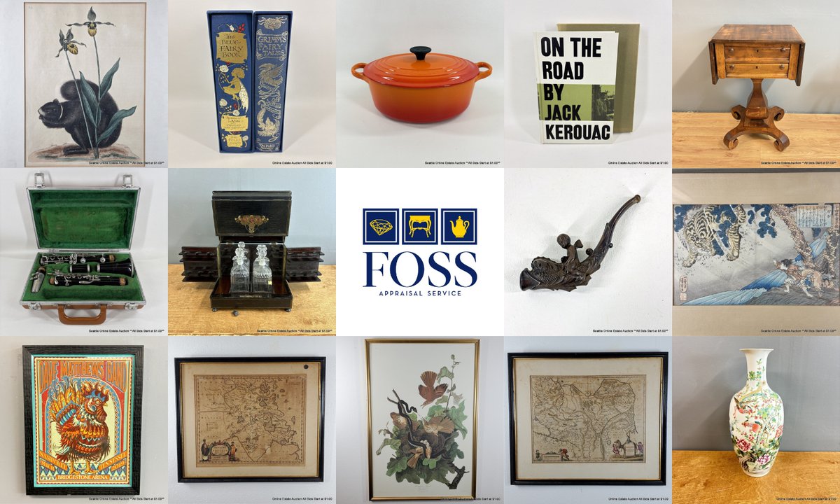 FossAppraisal's tweet photo. Seattle Online Estate Auction: Military, Fine Art, Montblanc, Coins, Swords - https://t.co/GalciVPPzs
Starts Closing Thursday March 5th Starting at 6pm. #auctionninja #antiques #auction #seattleestatesale #onlineauction https://t.co/Xa7ENY1Eo5