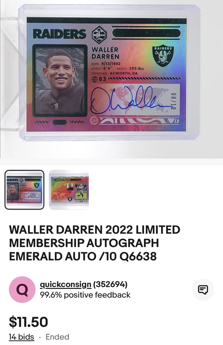 datnewcardsmell's tweet photo. Another one! Out of /10 π€©
#wallerwednesday https://t.co/gmbzqvpN5q
