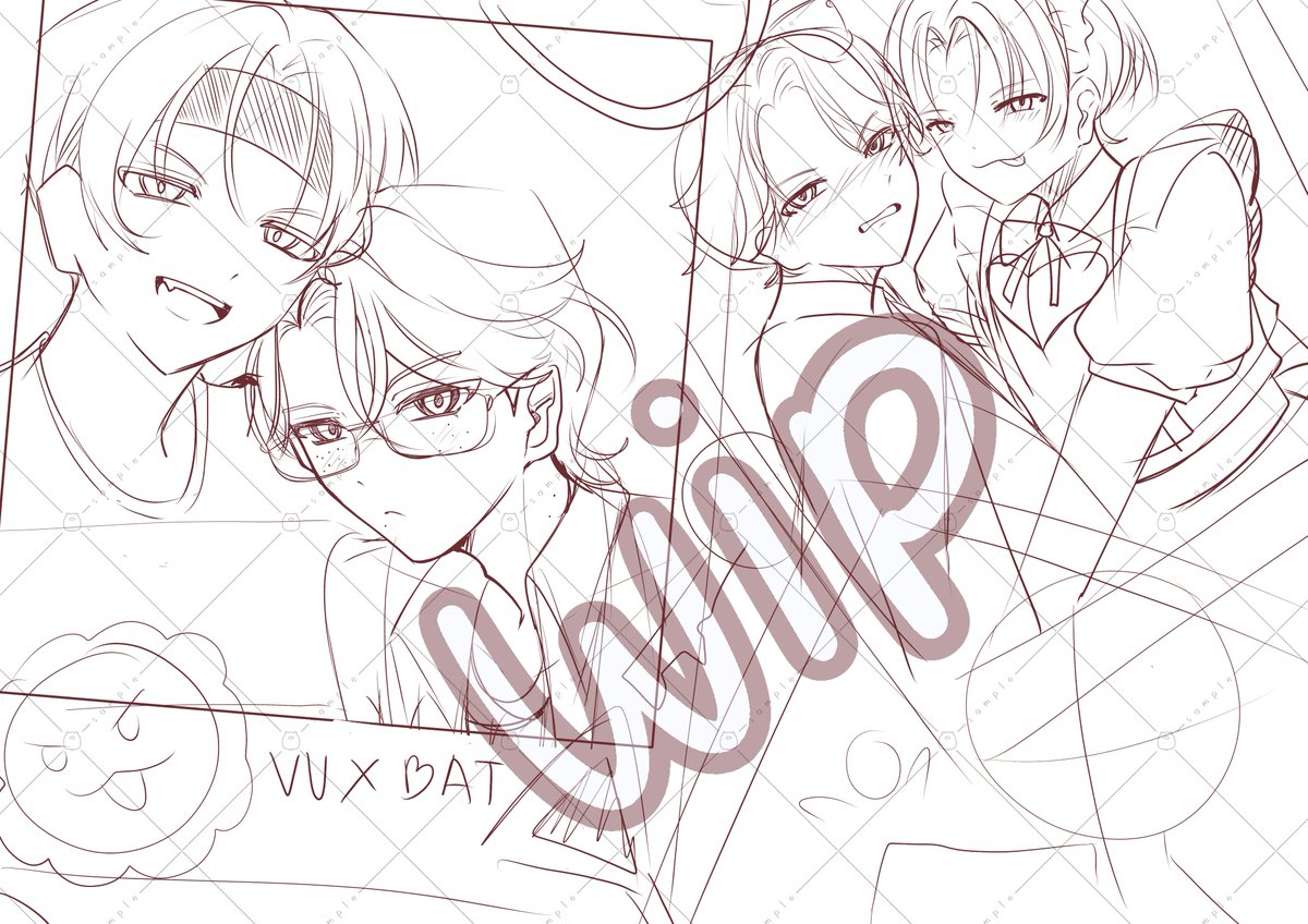 Vhicey's tweet photo. WIP neil x santos (delulu) https://t.co/SXHenRo4iR