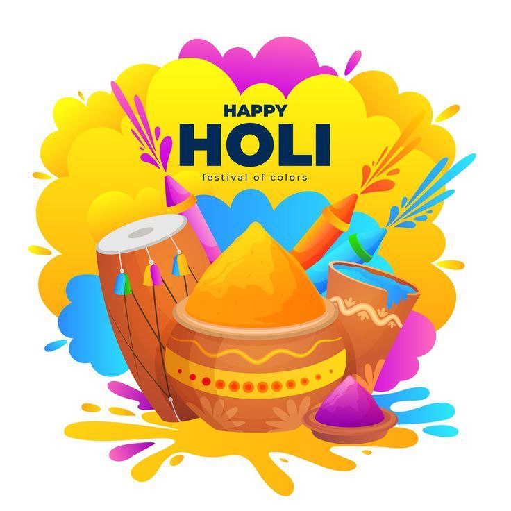 May this Holi bring vibrant colors of joy, happiness, and success into your life. 🌈✨

Let’s celebrate the festival of colors by spreading love, positivity, and togetherness.

Wishing you and your family a very Happy Holi! 💛🎉
#HappyHoli