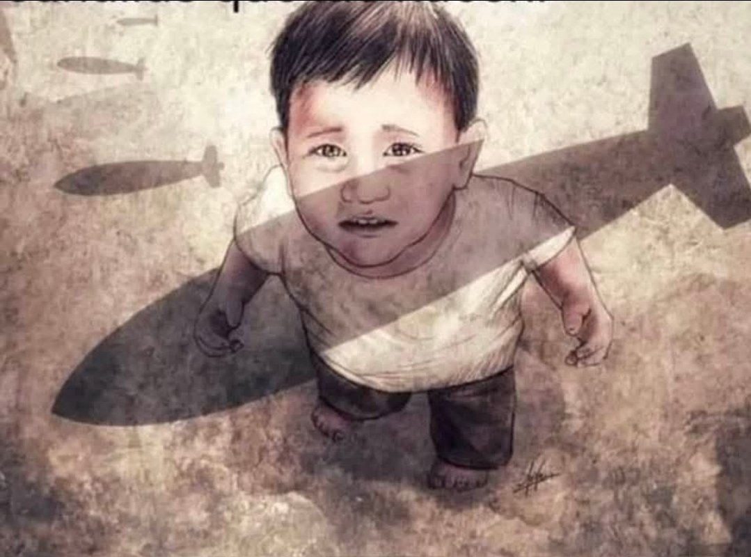 sandservellon's tweet photo. No hay mayor fracaso para la humanidad que permitir que la guerra silencie las risas que debían construir el futuro. #GuerraMedioOriente #NoALaGuerra https://t.co/uCujiUIU30