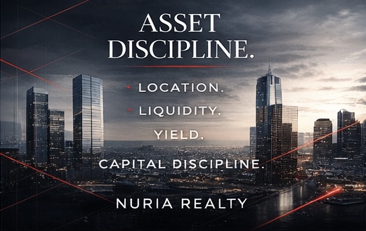 NuriaRealty's tweet photo. Asset discipline.
Location. Liquidity. Yield.
Ownership structures influence.

— Nuria Realty https://t.co/VD0ZTtkfy4