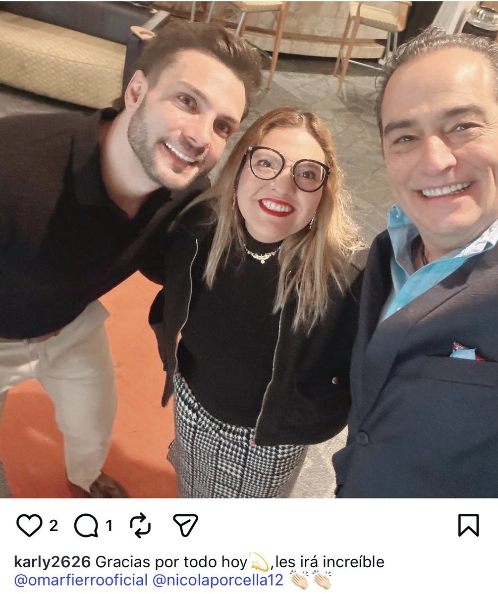 Se vienen cositas sin duda alguna y parece que volverán a estar juntos Nicola y el Tío Omar.

Sí que empezó más que bien marzo 🙏🏼

#NicolaPorcella 
#OmarFierro